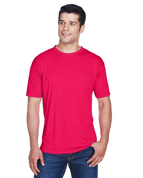 Men's Cool & Dry Sport Performance Interlock T-Shirt - OnModelFront - B907E1703 - Red