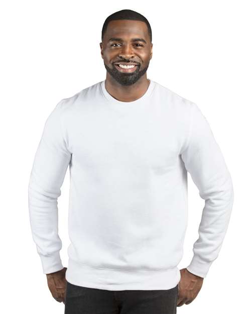 Ultimate Crewneck Sweatshirt - OnModelFront - B788E0002 - White