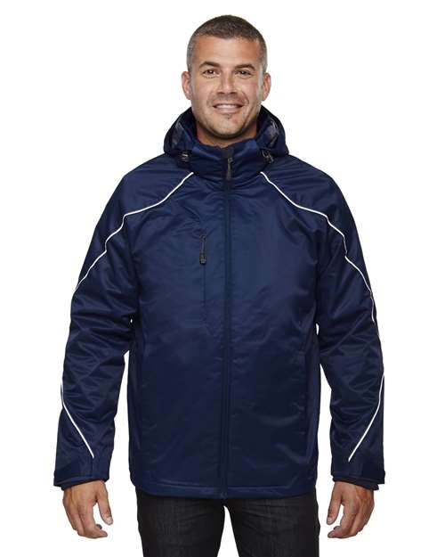 Men's Tall Angle 3-in-1 Jacket with Bonded Fleece Liner - OnModelFront - B149D3650 - Night
