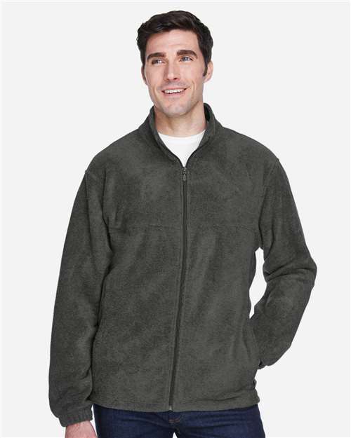 Men's Tall Full-Zip Fleece - OnModelFront - B306B9596 - Charcoal