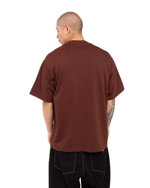 Max Heavyweight T-Shirt - OnModelBack - B278C2554 - Brown