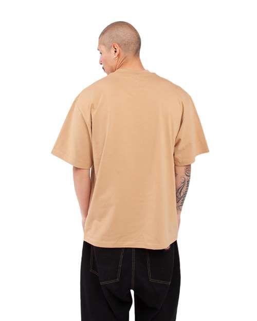 Max Heavyweight T-Shirt - OnModelBack - B278C2113 - Khaki