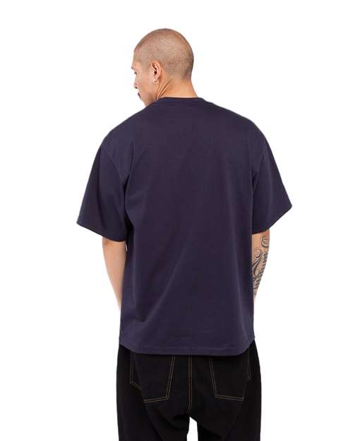 Max Heavyweight T-Shirt - OnModelBack - B278C2653 - Navy