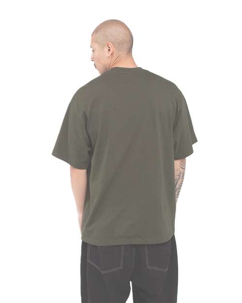 Max Heavyweight T-Shirt - OnModelBack - B278C2143 - Olive