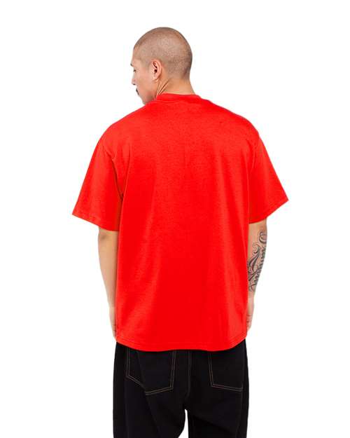 Max Heavyweight T-Shirt - OnModelBack - B278C2707 - Red