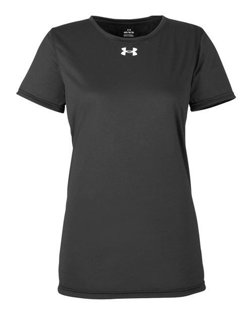 Women's Team Tech™ T-Shirt - Front - B150E2502 - Black/ White