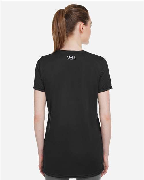 Women's Team Tech™ T-Shirt - OnModelBack - B150E2502 - Black/ White