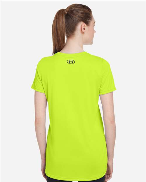 Women's Team Tech™ T-Shirt - OnModelBack - B150E2402 - High-Vis Yellow/ Black