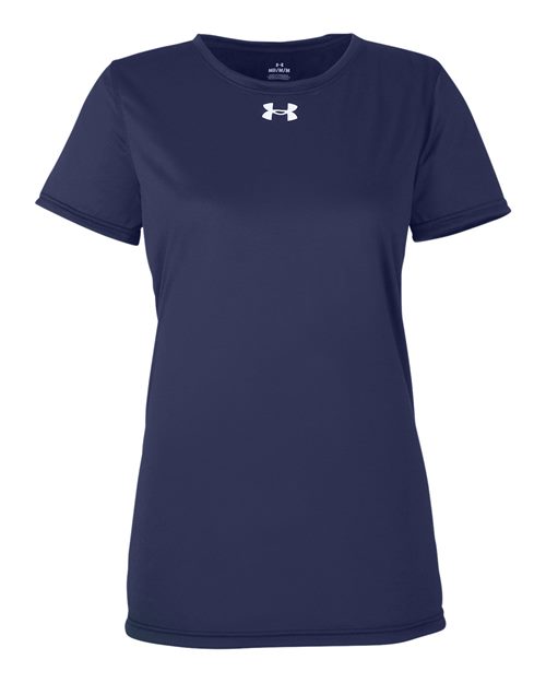 Women's Team Tech™ T-Shirt - Front - B150E2652 - Midnight Navy/ White