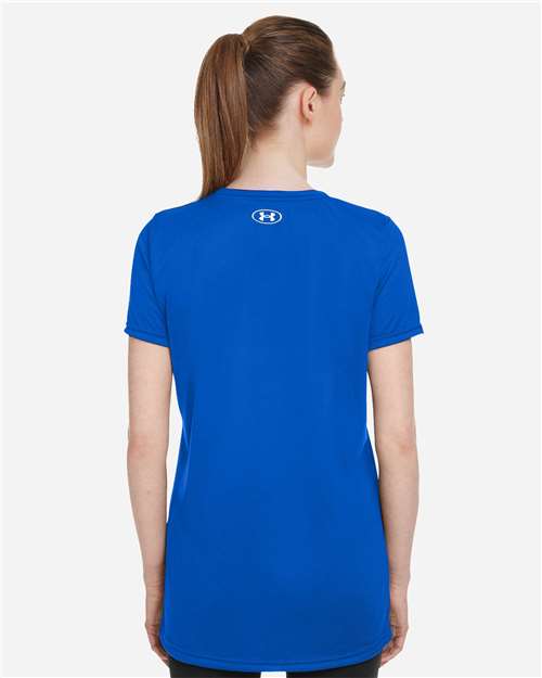Women's Team Tech™ T-Shirt - OnModelBack - B150E2752 - Royal/ White