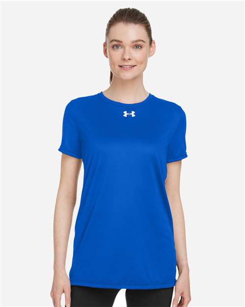 Women's Team Tech™ T-Shirt - OnModelFront - B150E2752 - Royal/ White