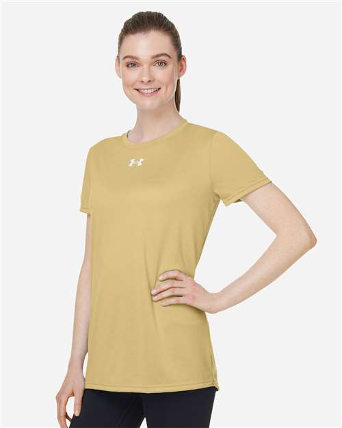 Women's Team Tech™ T-Shirt - OnModelSide - B150E2132 - Team Vegas Gold/ White