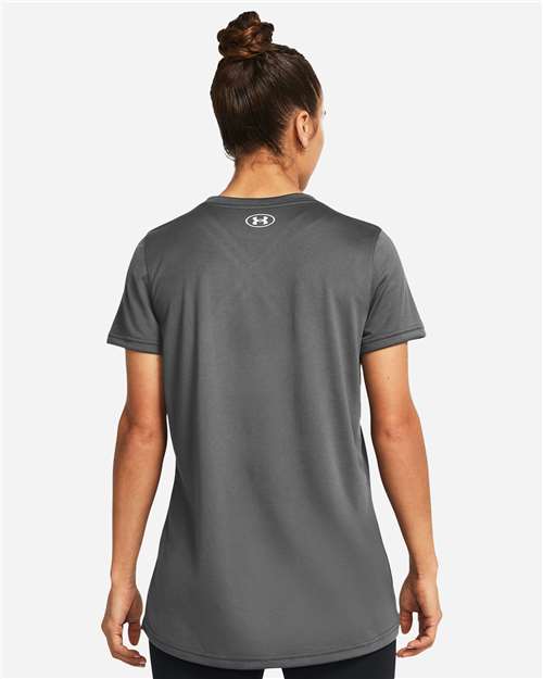 Women's Team Tech™ T-Shirt - OnModelBack - B150E2092 - Castlerock/ White