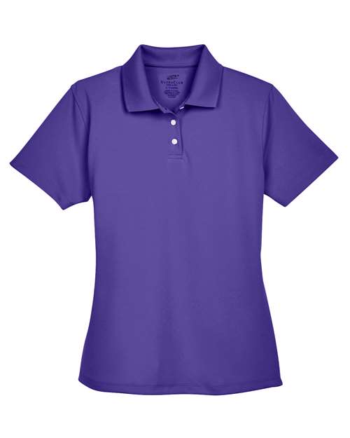 Women's Cool & Dry Stain-Release Performance Polo - Front - B915E1672 - Purple