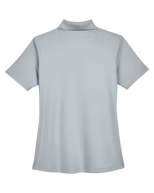 Women's Cool & Dry Stain-Release Performance Polo - Back - B915E1352 - Silver