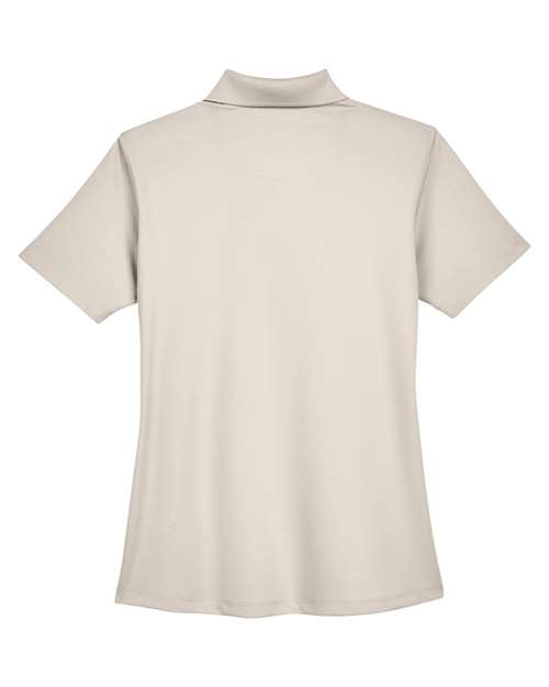 Women's Cool & Dry Stain-Release Performance Polo - Back - B915E1242 - Stone