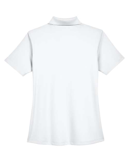 Women's Cool & Dry Stain-Release Performance Polo - Back - B915E1002 - White