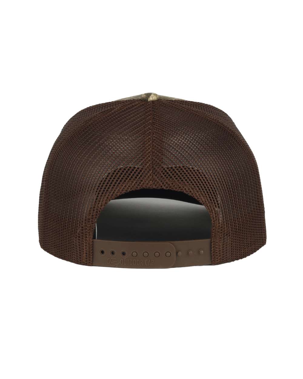 Camo Trucker Mesh Back Cap - Back - B315E5140 - Realtree APX/ Brown