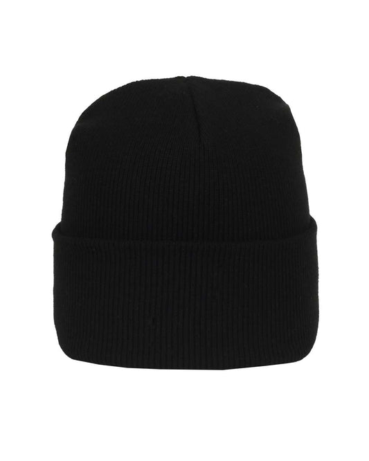 Knit Beanie - Front - B320E5500 - Black