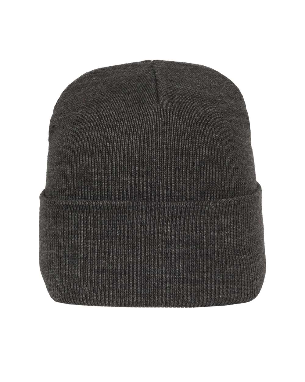 Knit Beanie - Front - B320E5580 - Charcoal