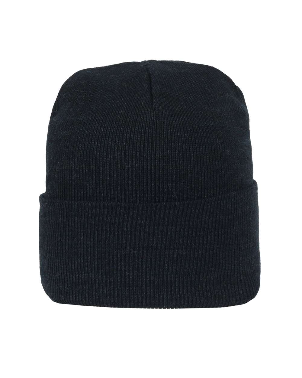 Knit Beanie - Front - B320E5650 - Heathered Navy