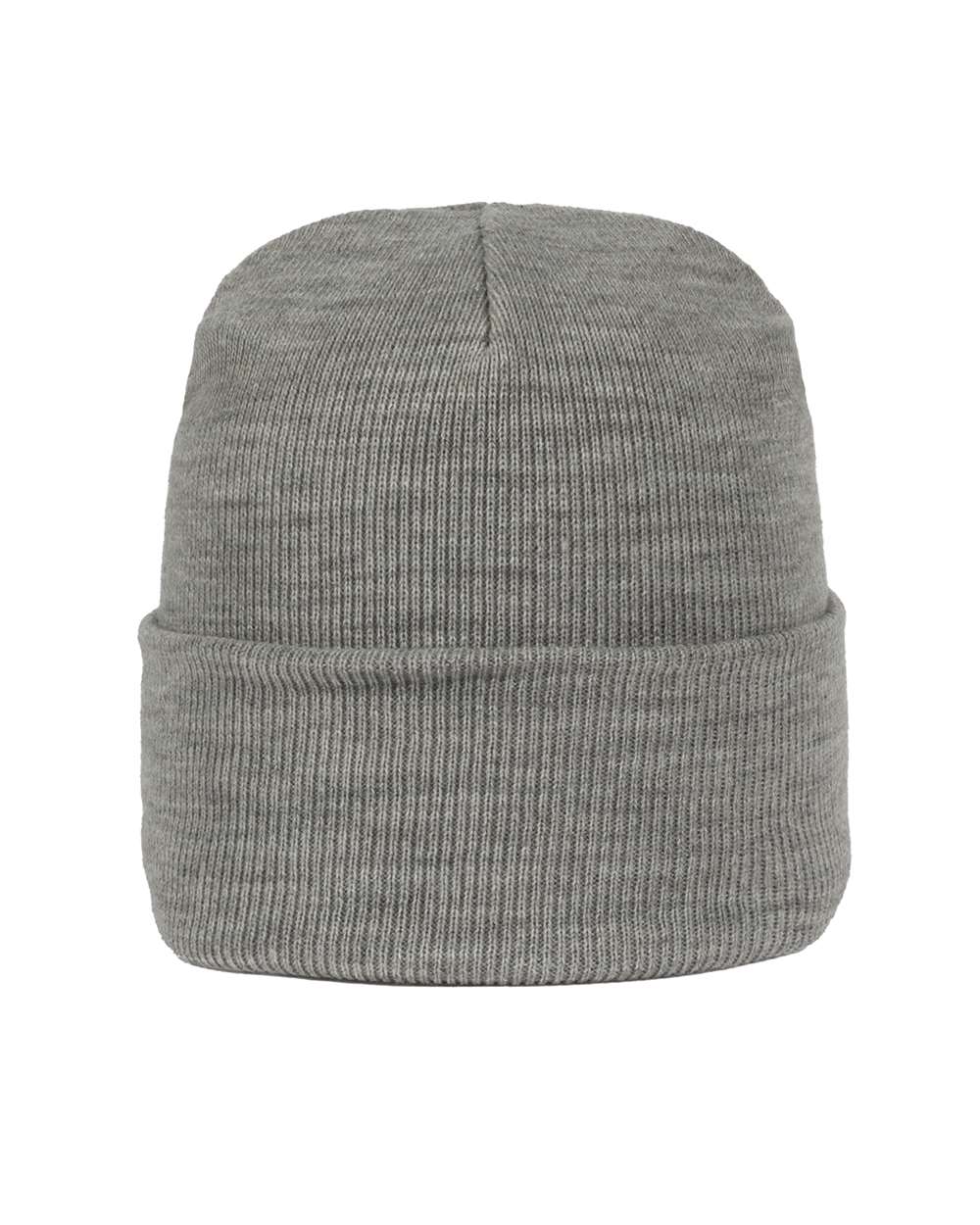 Knit Beanie - Front - B320E5090 - Light Heather Grey