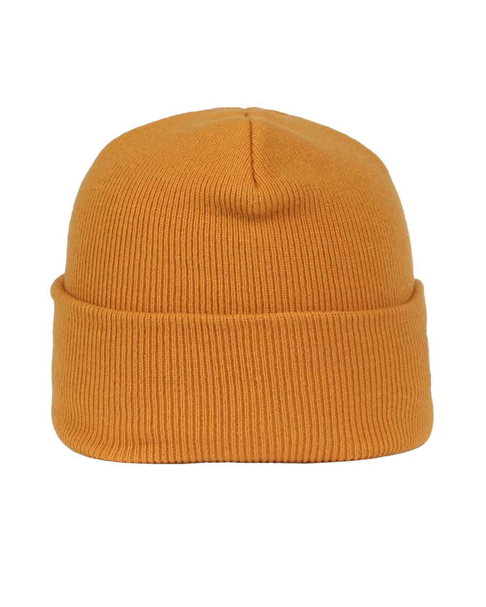 Knit Beanie - Back - B320E5130 - Mustard