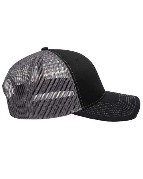 Trucker Cap - DirectSide - B314E5580 - Black/ Charcoal