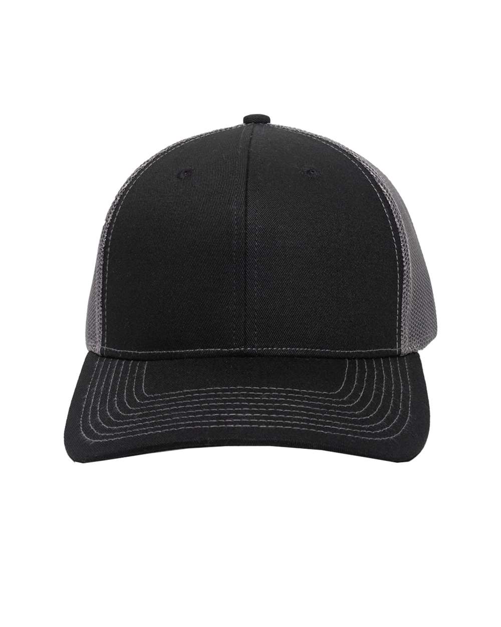 Trucker Cap - Front - B314E5580 - Black/ Charcoal