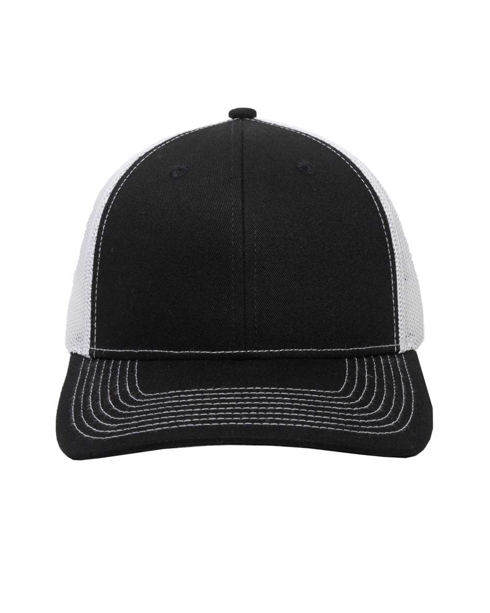 Trucker Cap - Front - B314E5000 - Black/ White