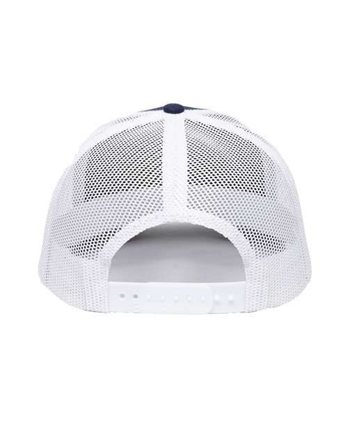 Trucker Cap - Back - B314E5160 - Navy/ White