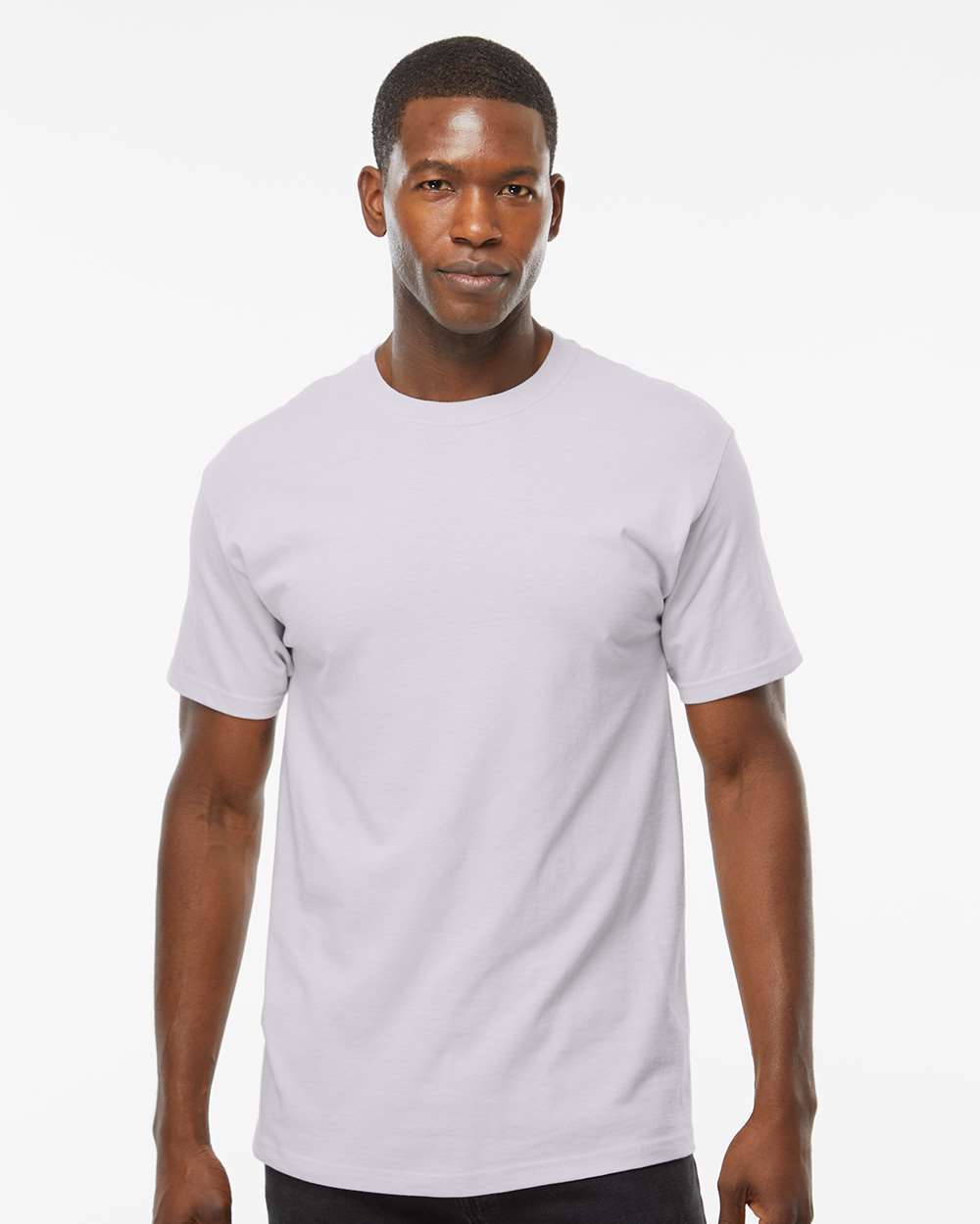 Gold Soft Touch T-Shirt - OnModelFront - B01542013 - Silver