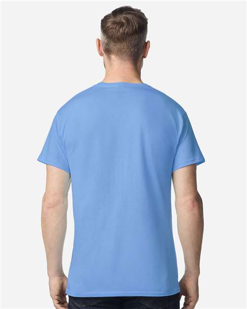 Unisex Light Cotton T-Shirt - OnModelBack - B02860162 - Carolina Blue