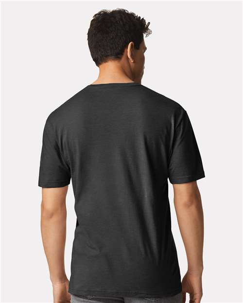 Light Cotton T-Shirt - OnModelBack - B02860222 - Heather Dark Grey