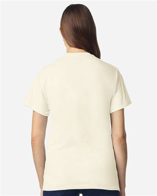 Unisex Light Cotton T-Shirt - OnModelBack - B02860012 - Off White