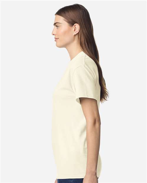 Unisex Light Cotton T-Shirt - OnModelSide - B02860012 - Off White