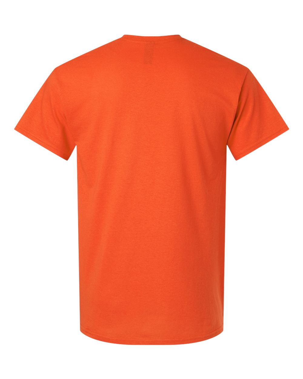 Light Cotton T-Shirt - Back - B02860342 - Orange