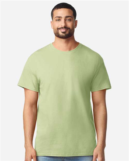 Unisex Light Cotton T-Shirt - OnModelFront - B02860362 - Pistachio