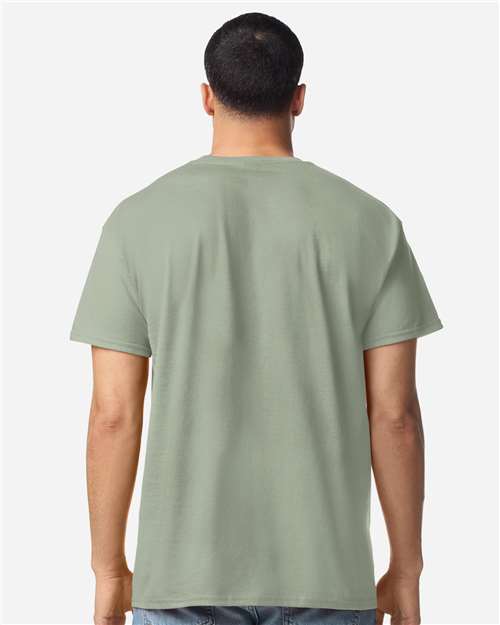 Unisex Light Cotton T-Shirt - OnModelBack - B02860372 - Sage