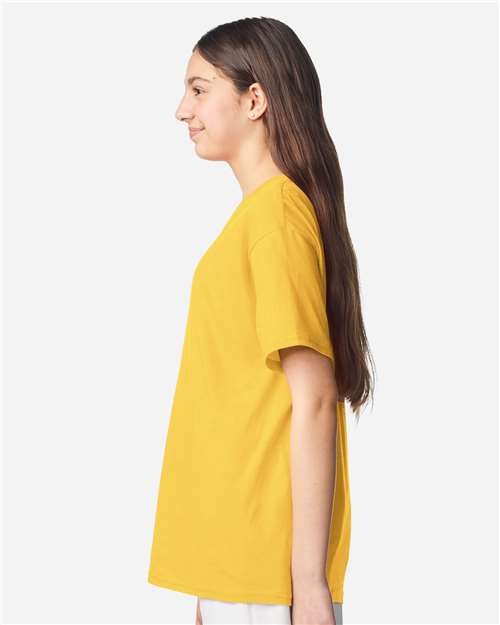 Youth Light Cotton T-Shirt - OnModelSide - B04660122 - Daisy
