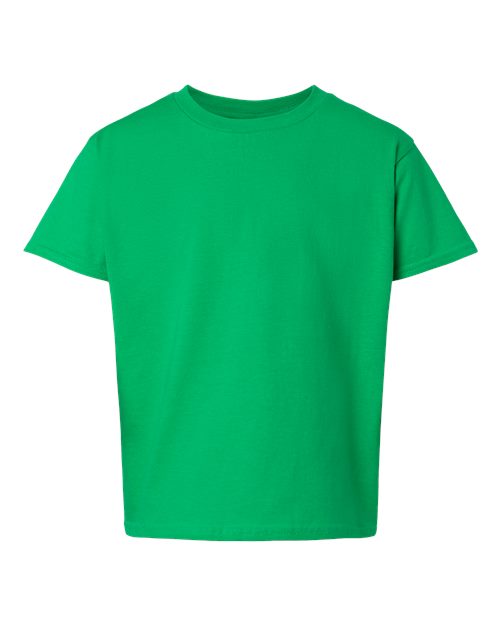 Youth Light Cotton T-Shirt - Front - B04660192 - Irish Green