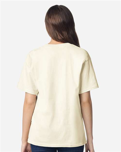 Youth Light Cotton T-Shirt - OnModelBack - B04660012 - Off White