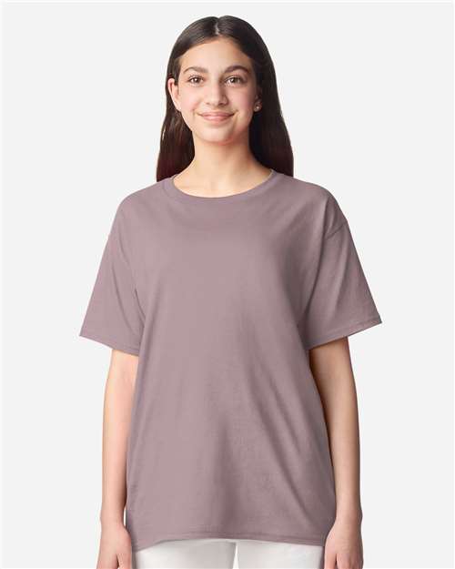 Youth Light Cotton T-Shirt - OnModelFront - B04660672 - Paragon