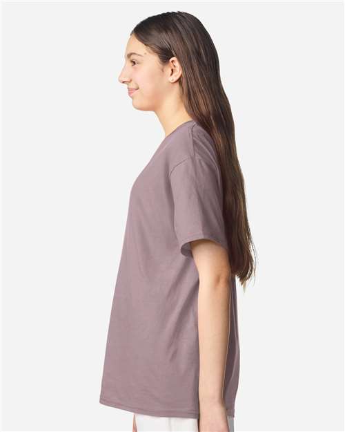 Youth Light Cotton T-Shirt - OnModelSide - B04660672 - Paragon