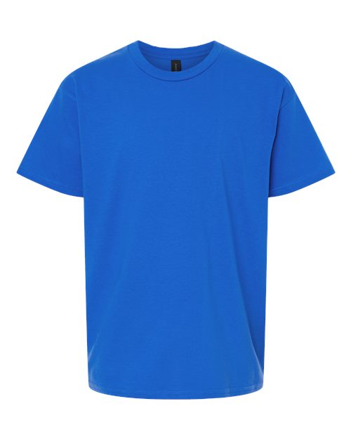 Youth Light Cotton T-Shirt - Front - B04660312 - Royal