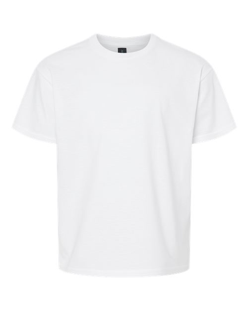 Youth Light Cotton T-Shirt - Front - B04660002 - White