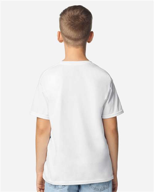 Youth Light Cotton T-Shirt - OnModelBack - B04660002 - White
