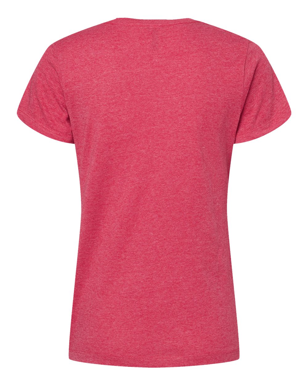 Women's Gold Soft Touch T-Shirt - Back - B01642312 - Heather Pink