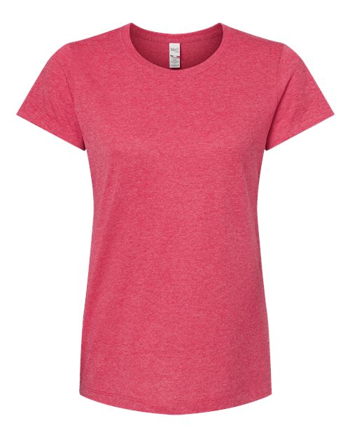 Women's Gold Soft Touch T-Shirt - Front - B01642312 - Heather Pink