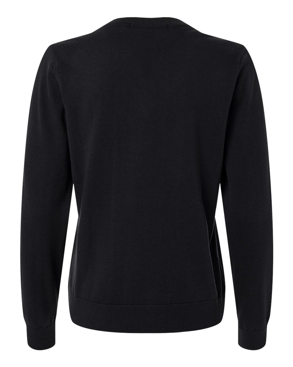 Women's New Classics V-Neck Sweater - Back - B012B2502 - Black